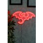 WALLXPERT Dekorativna plastična LED rasveta Dragon Red - slika 1