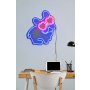 WALLXPERT Dekorativna plastična LED rasveta Love Dog Blue - slika 4