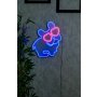 WALLXPERT Dekorativna plastična LED rasveta Love Dog Blue - slika 1