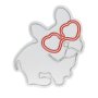 WALLXPERT Dekorativna plastična LED rasveta Love Dog White - slika 2
