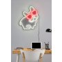WALLXPERT Dekorativna plastična LED rasveta Love Dog White - slika 4