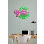 WALLXPERT Dekorativna plastična LED rasveta Ninja Pink - slika 4