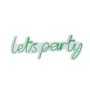 WALLXPERT Dekorativna plastična LED rasveta Lets Party Green - slika 2