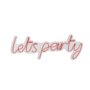 WALLXPERT Dekorativna plastična LED rasveta Lets Party Pink - slika 2
