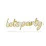 WALLXPERT Dekorativna plastična LED rasveta Lets Party Yellow - slika 3