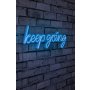 WALLXPERT Dekorativna plastična LED rasveta Keep Going Blue - slika 1