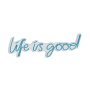 WALLXPERT Dekorativna plastična LED rasveta Life Is Good Blue - slika 3