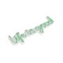 WALLXPERT Dekorativna plastična LED rasveta Life Is Good Green - slika 2