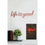 WALLXPERT Dekorativna plastična LED rasveta Life Is Good Red - slika 4