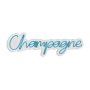 WALLXPERT Dekorativna plastična LED rasveta Champagne Blue - slika 2