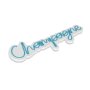 WALLXPERT Dekorativna plastična LED rasveta Champagne Blue - slika 3
