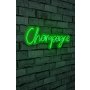 WALLXPERT Dekorativna plastična LED rasveta Champagne Green - slika 1