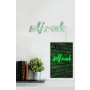 WALLXPERT Dekorativna plastična LED rasveta Self Made Green - slika 2