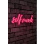 WALLXPERT Dekorativna plastična LED rasveta Self Made Pink - slika 1