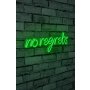 WALLXPERT Dekorativna plastična LED rasveta No Regrets Green - slika 1