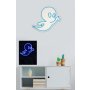 WALLXPERT Dekorativna plastična LED rasveta Casper The Friendly Ghost Blue - slika 3