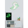 WALLXPERT Dekorativna plastična LED rasveta Casper The Friendly Ghost Green - slika 3