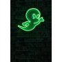 WALLXPERT Dekorativna plastična LED rasveta Casper The Friendly Ghost Green - slika 1