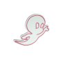 WALLXPERT Dekorativna plastična LED rasveta Casper The Friendly Ghost Red - slika 2