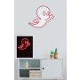 WALLXPERT Dekorativna plastična LED rasveta Casper The Friendly Ghost Red - slika 3