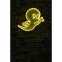 WALLXPERT Dekorativna plastična LED rasveta Casper The Friendly Ghost Yellow - slika 1
