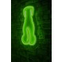 WALLXPERT Dekorativna plastična LED rasveta Doggy Green - slika 1