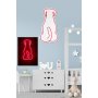WALLXPERT Dekorativna plastična LED rasveta Doggy Red - slika 2