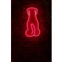 WALLXPERT Dekorativna plastična LED rasveta Doggy Red - slika 1