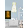 WALLXPERT Dekorativna plastična LED rasveta Doggy Yellow - slika 2