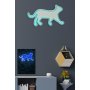 WALLXPERT Dekorativna plastična LED rasveta Kitty the Cat Blue - slika 3