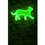WALLXPERT Dekorativna plastična LED rasveta Kitty the Cat Green - slika 1