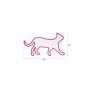 WALLXPERT Dekorativna plastična LED rasveta Kitty the Cat Red - slika 4