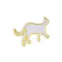 WALLXPERT Dekorativna plastična LED rasveta Kitty the Cat Yellow - slika 3
