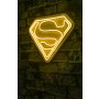 WALLXPERT Dekorativna plastična LED rasveta Superman Yellow - slika 1