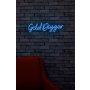 WALLXPERT Dekorativna plastična LED rasveta Gold Digger Blue - slika 1