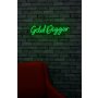 WALLXPERT Dekorativna plastična LED rasveta Gold Digger Green - slika 1