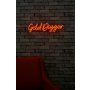 WALLXPERT Dekorativna plastična LED rasveta Gold Digger Red - slika 1