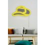WALLXPERT Dekorativna plastična LED rasveta Cowboy Hat Yellow - slika 3