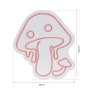 WALLXPERT Dekorativna plastična LED rasveta Mushrooms Pink - slika 4