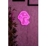 WALLXPERT Dekorativna plastična LED rasveta Mushrooms Pink - slika 1