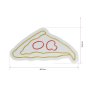 WALLXPERT Dekorativna plastična LED rasveta Pizza Slice Multicolor - slika 2