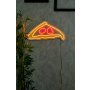 WALLXPERT Dekorativna plastična LED rasveta Pizza Slice Multicolor - slika 3