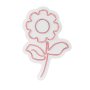 WALLXPERT Dekorativna plastična LED rasveta Sunflower Pink - slika 2