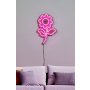 WALLXPERT Dekorativna plastična LED rasveta Sunflower Pink - slika 4