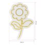 WALLXPERT Dekorativna plastična LED rasveta Sunflower Yellow - slika 2