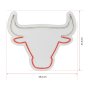 WALLXPERT Dekorativna plastična LED rasveta Bull Multicolor - slika 2