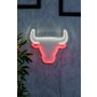 WALLXPERT Dekorativna plastična LED rasveta Bull Multicolor - slika 3