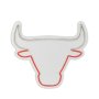 WALLXPERT Dekorativna plastična LED rasveta Bull Multicolor - slika 4