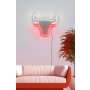 WALLXPERT Dekorativna plastična LED rasveta Bull Multicolor - slika 1