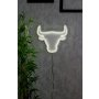 WALLXPERT Dekorativna plastična LED rasveta Bull White - slika 3
